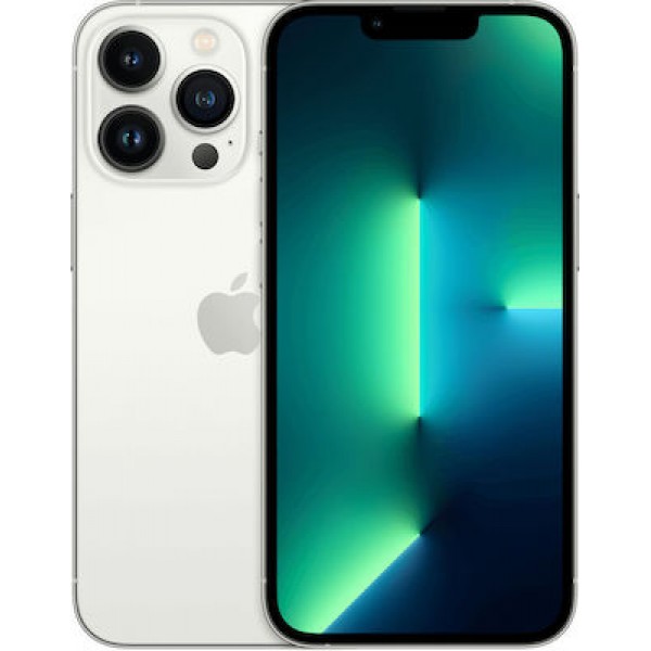 Apple iPhone 13 Pro (6GB/128GB) Silver Εκθεσιακο (1 Year Warranty)