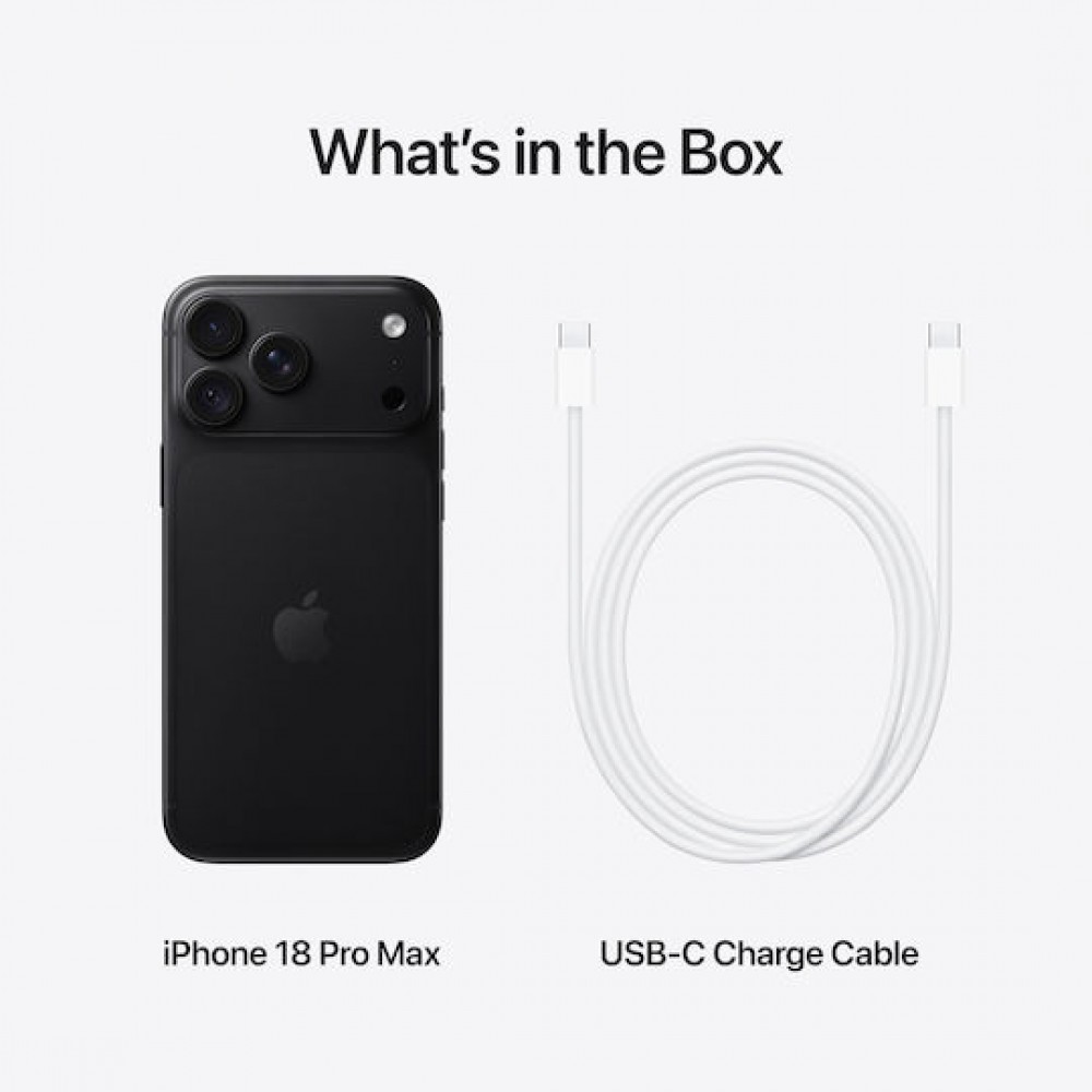 Apple iPhone 18 Pro Max 5G (12GB/256GB) Black GR
