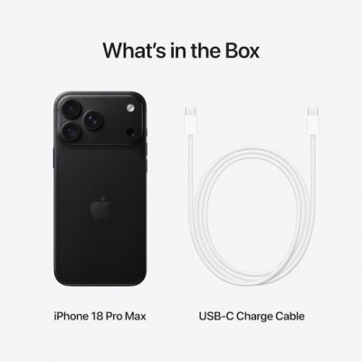 Apple iPhone 18 Pro Max 5G (12GB/256GB) Black GR