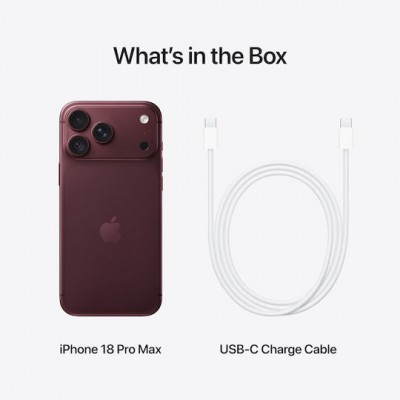 Apple iPhone 18 Pro Max 5G (12GB/256GB) Burgundy GR