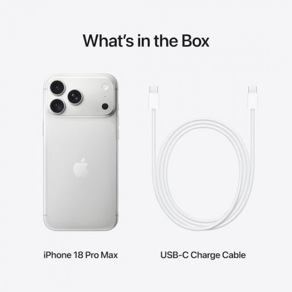 Apple iPhone 18 Pro Max 5G (12GB/512GB) Silver GR