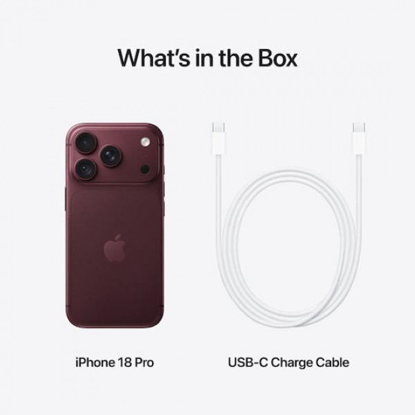Apple iPhone 18 Pro 5G (12GB/512GB) Burgundy GR