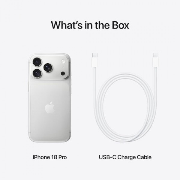 Apple iPhone 18 Pro 5G (12GB/512GB) Silver GR
