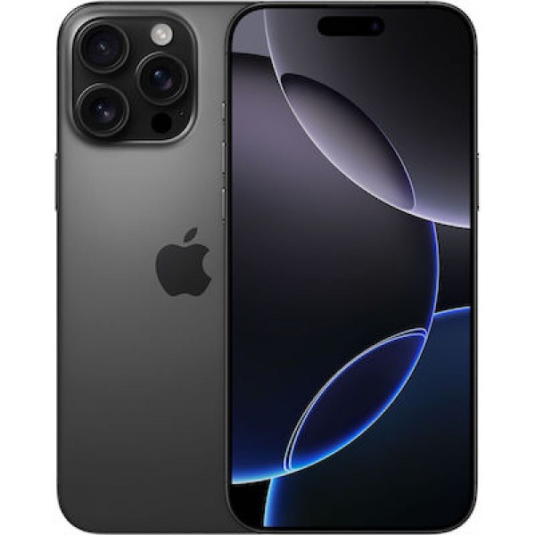 Apple iPhone 16 Pro Max 5G (8GB/256GB) Black Titanium NEW Open Box (Εργοστασιακή εγγύηση έως 14/09/26) 100% Battery	 