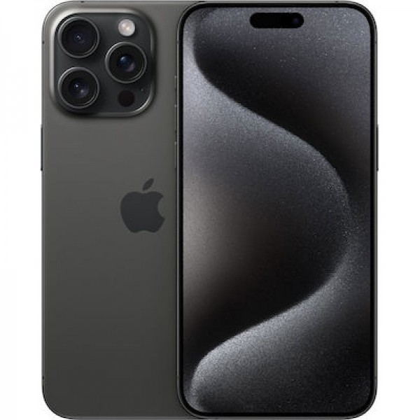 Apple iPhone 15 Pro Max 5G (8GB/256GB) Black Titanium  Εκθεσιακό (1 Year Waranty) 86% + Battery 