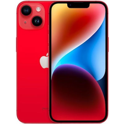 Apple iPhone 14 (6GB/128GB) Product Red Εκθεσιακό (1 Year Warranty ) 86% + Battery 