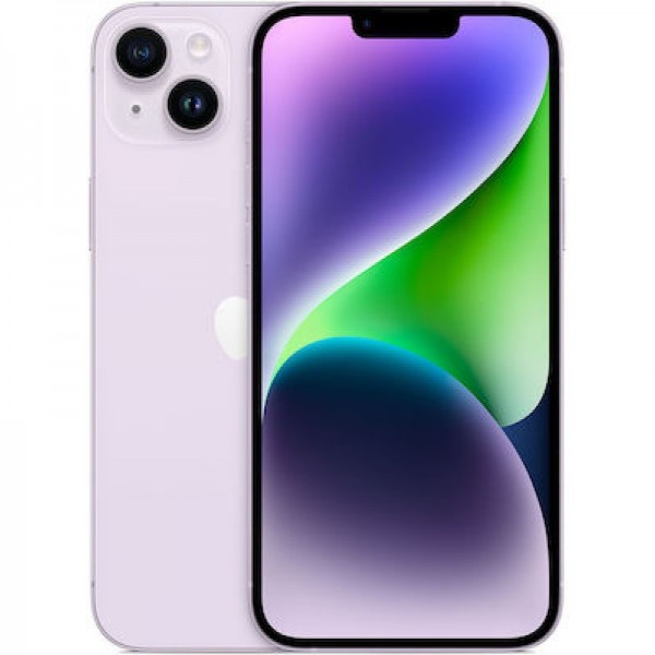 Apple iPhone 14 (6GB/128GB) Purple Εκθεσιακό (1 Year Warranty ) 88% + Battery 
