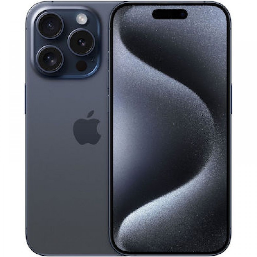 Apple iPhone 15 Pro 5G (8GB/256GB) Blue Titanium Εκθεσιακό (1 Year Warranty) 93% Battery