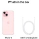 Apple iPhone 15 (6GB/128GB) Pink Εκθεσιακό (1 Year Warranty) 88% + Battery
