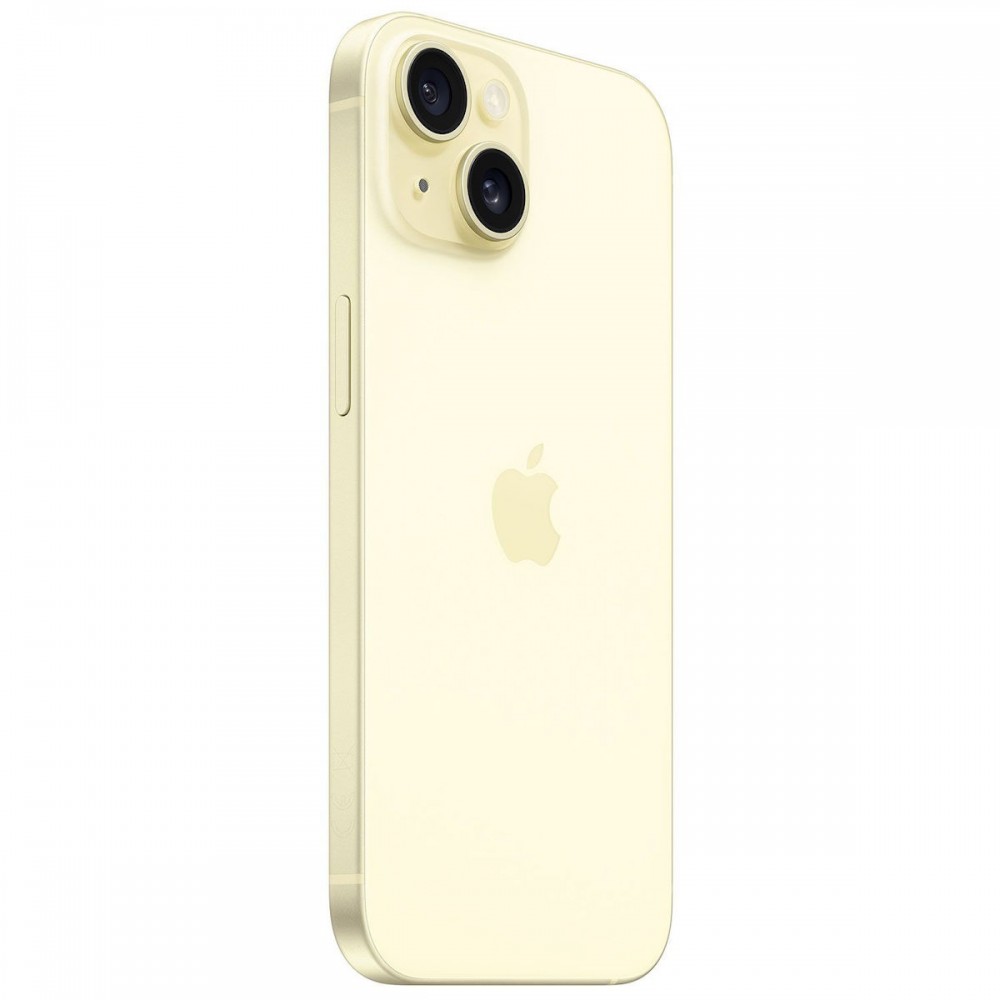 Apple iPhone 15 (6GB/128GB) Yellow Εκθεσιακό (1 Year Warranty) 100% Battery