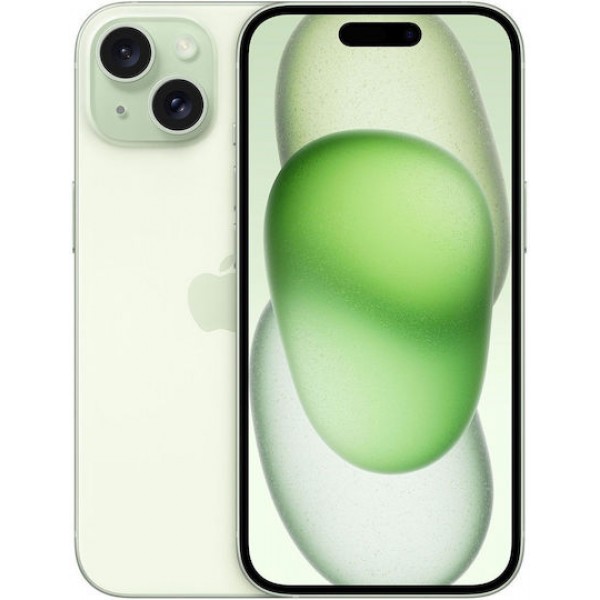 Apple iPhone 15 (6GB/128GB) Green Εκθεσιακό (1 Year Warranty) 88% + Battery