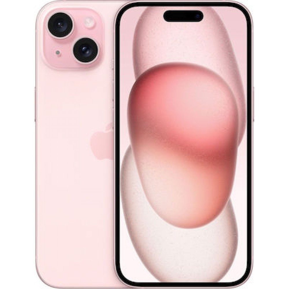 Apple iPhone 15 (6GB/128GB) Pink Εκθεσιακό (1 Year Warranty) 88% + Battery