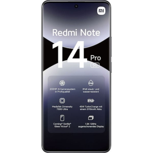 Xiaomi Redmi Note 14 Pro 5G (12GB/512GB) Midnight Black EU