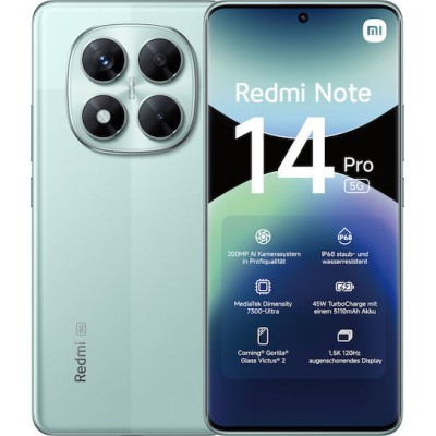 Xiaomi Redmi Note 14 Pro 5G (8GB/256GB) Coral Green GR