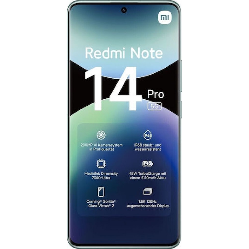 Xiaomi Redmi Note 14 Pro 5G (8GB/256GB) Coral Green GR