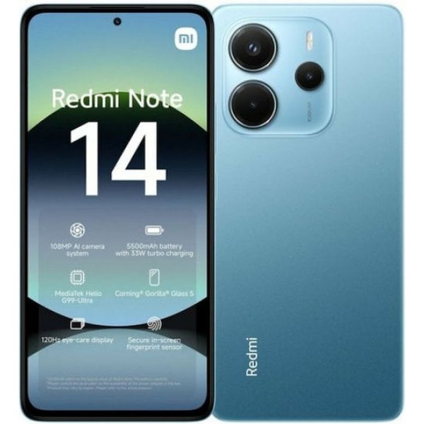 Xiaomi Redmi Note 14 4G (8GB/256GB) Ocean Blue EU