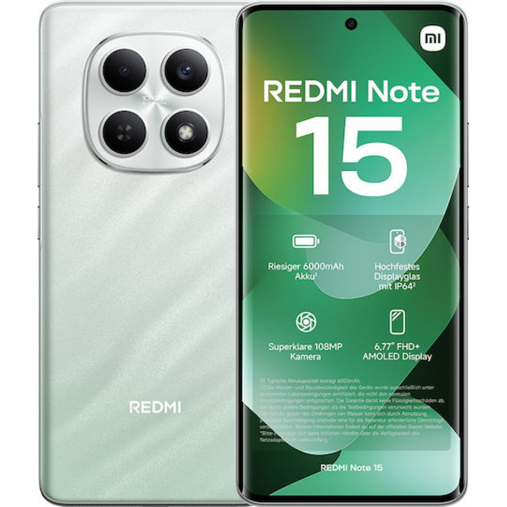 Xiaomi Redmi Note 15 4G (8GB/256GB) Forest Green EU