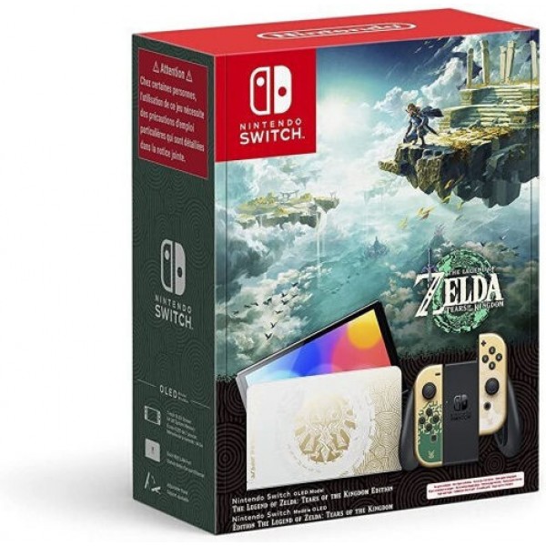 Nintendo Switch OLED Limited Edition without Game (The Legend Of Zelda Tears Of The Kingdom) EU