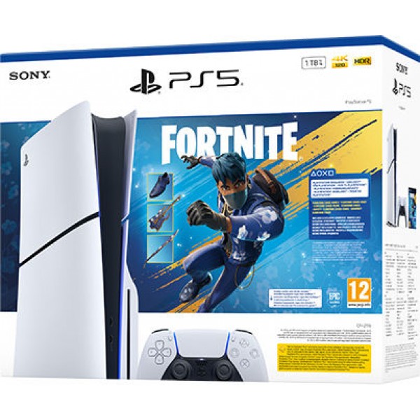 Sony Playstation 5 Slim Disc Edition &  Fortnite Flowering Chaos