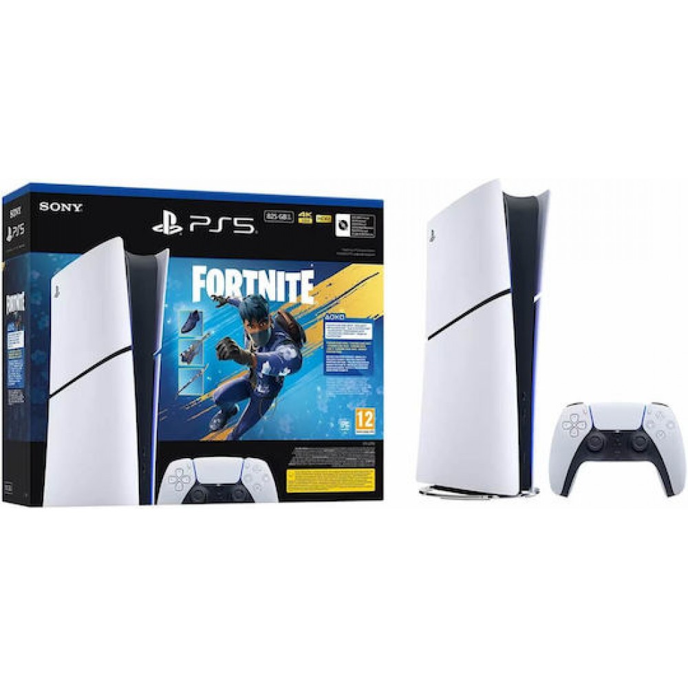 Sony Playstation 5 Slim Digital Edition & Fortnite Flowering Chaos