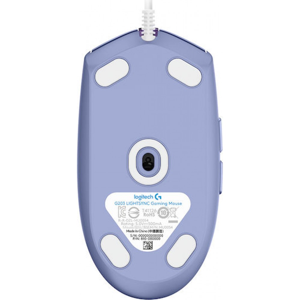 Logitech G203 Lightsync Gaming Mouse Purple