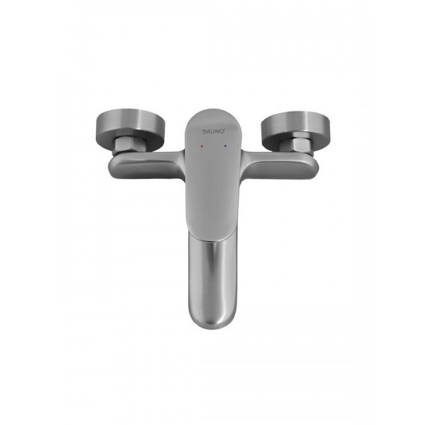 BRUNO M31570-235C Μπαταρία Τοίχου Μπάνιου Silver