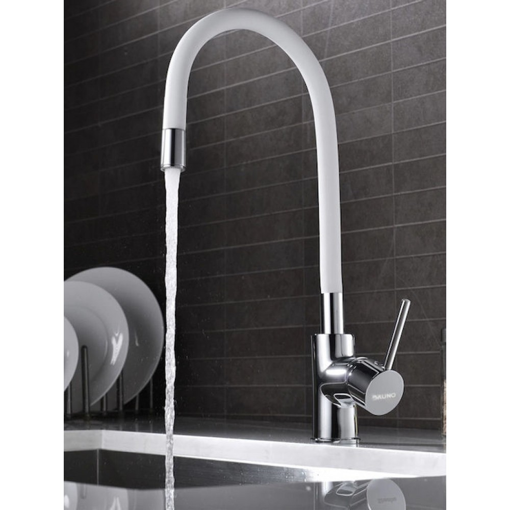 BRUNO M54804-006c-S626 Μπαταρία Κουζίνας Εύκαμπτή White 