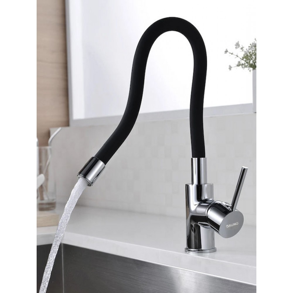 BRUNO M54804-006c-S626 Μπαταρία Κουζίνας Εύκαμπτή Black