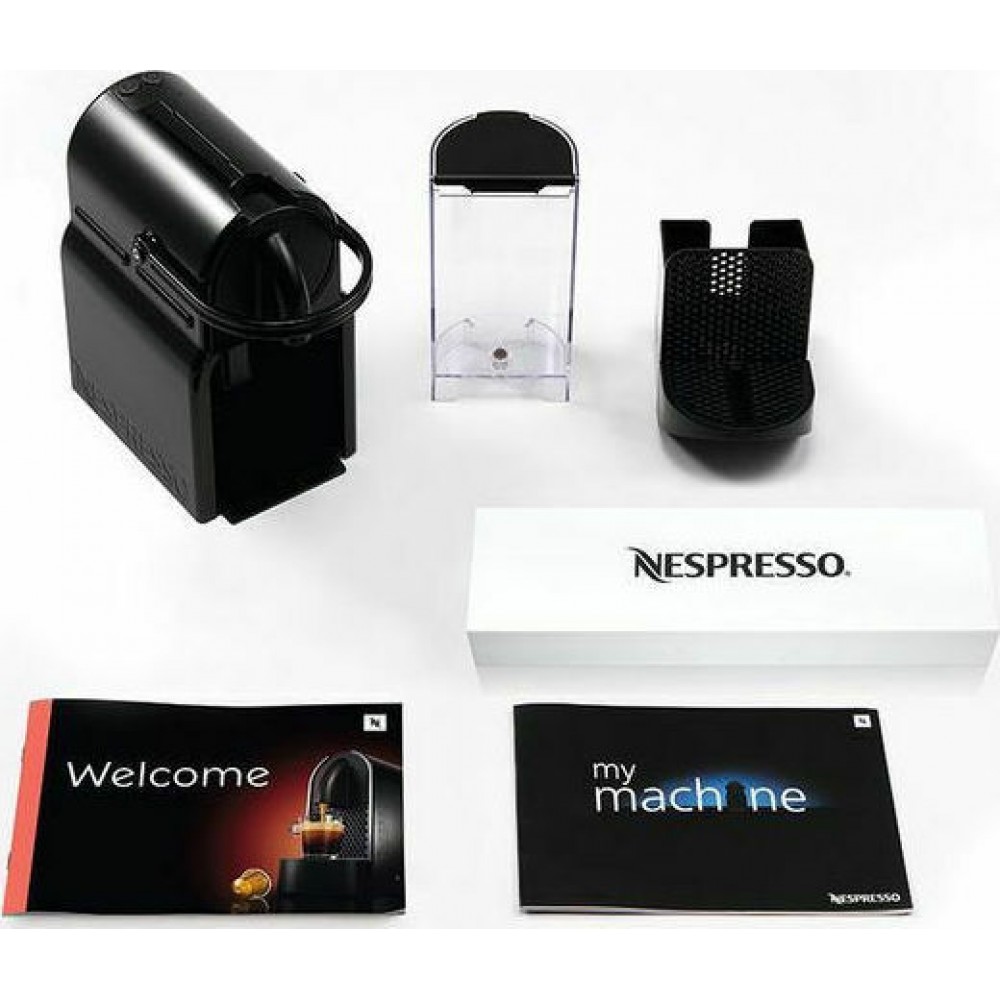 Delonghi Inissia EN80.BAE Καφετιέρα για Κάψουλες Nespresso Πίεσης 1260W Πίεσης 19bar Μαυρη