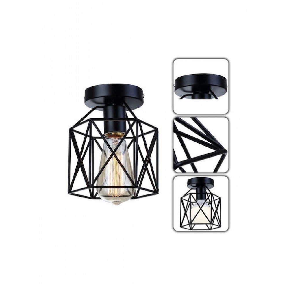 Powertech HLL-0001 Ceiling Lamp Black