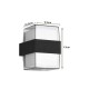 Powertech HLL-0159 Ceiling Lamp Black