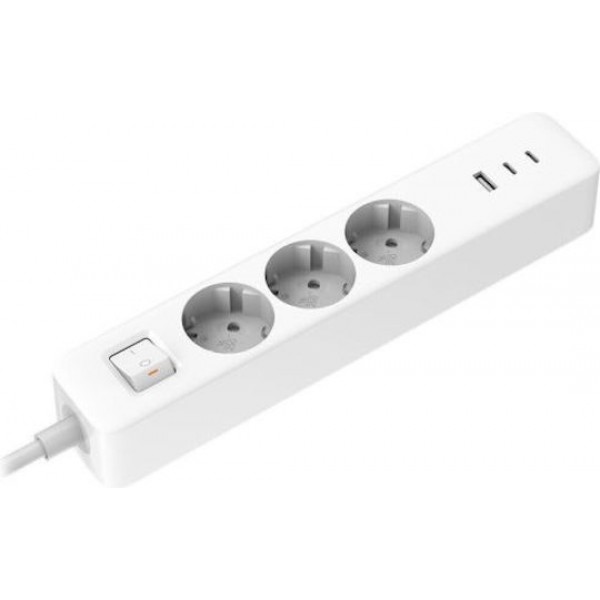 Xiaomi Πολύπριζο 3 Θέσεων 20W White (BHR07UKEU)