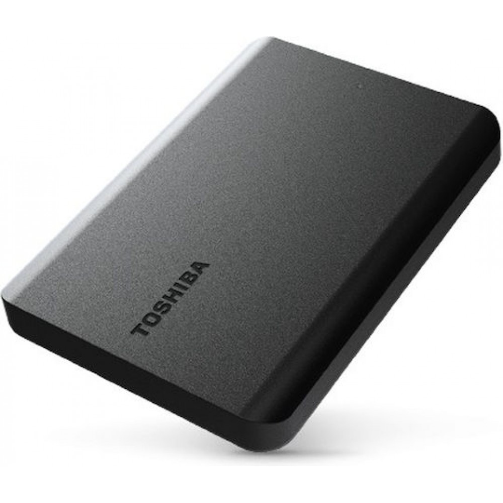 Toshiba Canvio Basics 2022 Portable HDD 1TB Black (HDTB510EK3AA)  