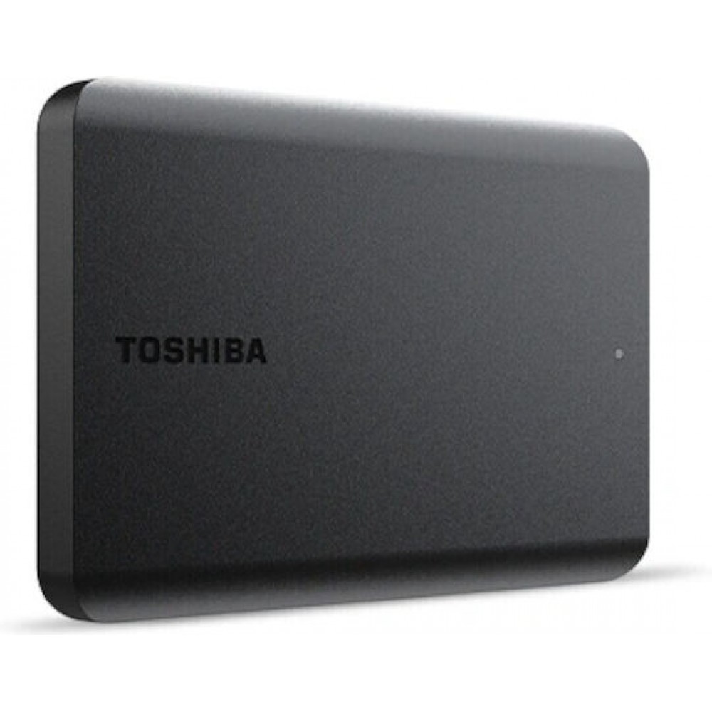 Toshiba Canvio Basics 2022 Portable HDD 1TB Black (HDTB510EK3AA)  