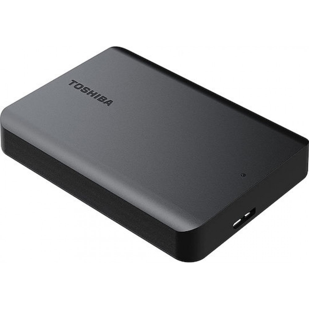 Toshiba Canvio Basics 2022 Portable HDD 1TB Black (HDTB510EK3AA)  