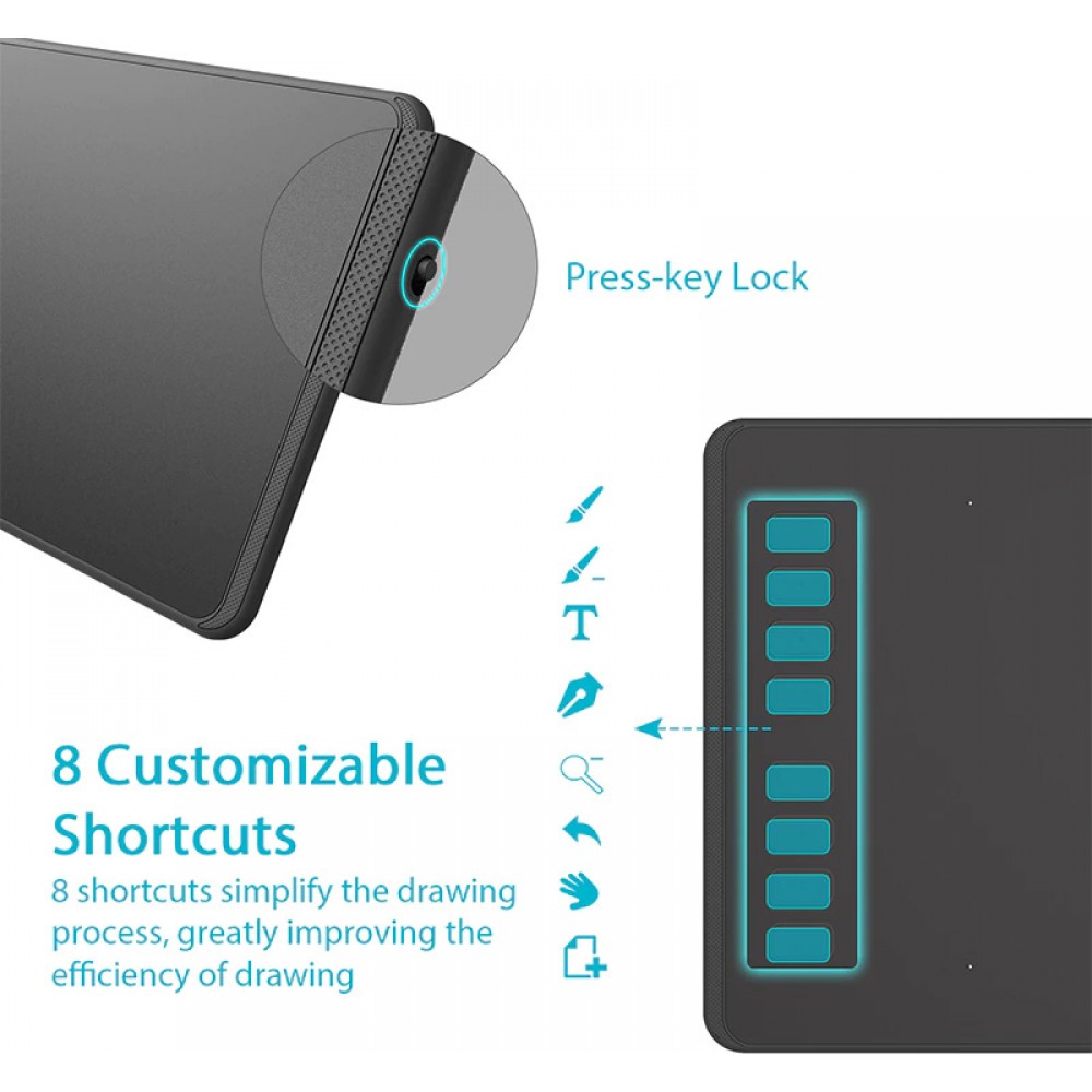 Huion H950P Pen Tablet Black