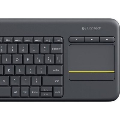 Logitech K400 Plus Wireless Keyboard US Black