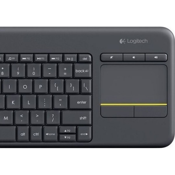 Logitech K400 Plus Wireless Keyboard US Black