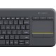 Logitech K400 Plus Wireless Keyboard US Black