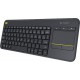 Logitech K400 Plus Wireless Keyboard US Black