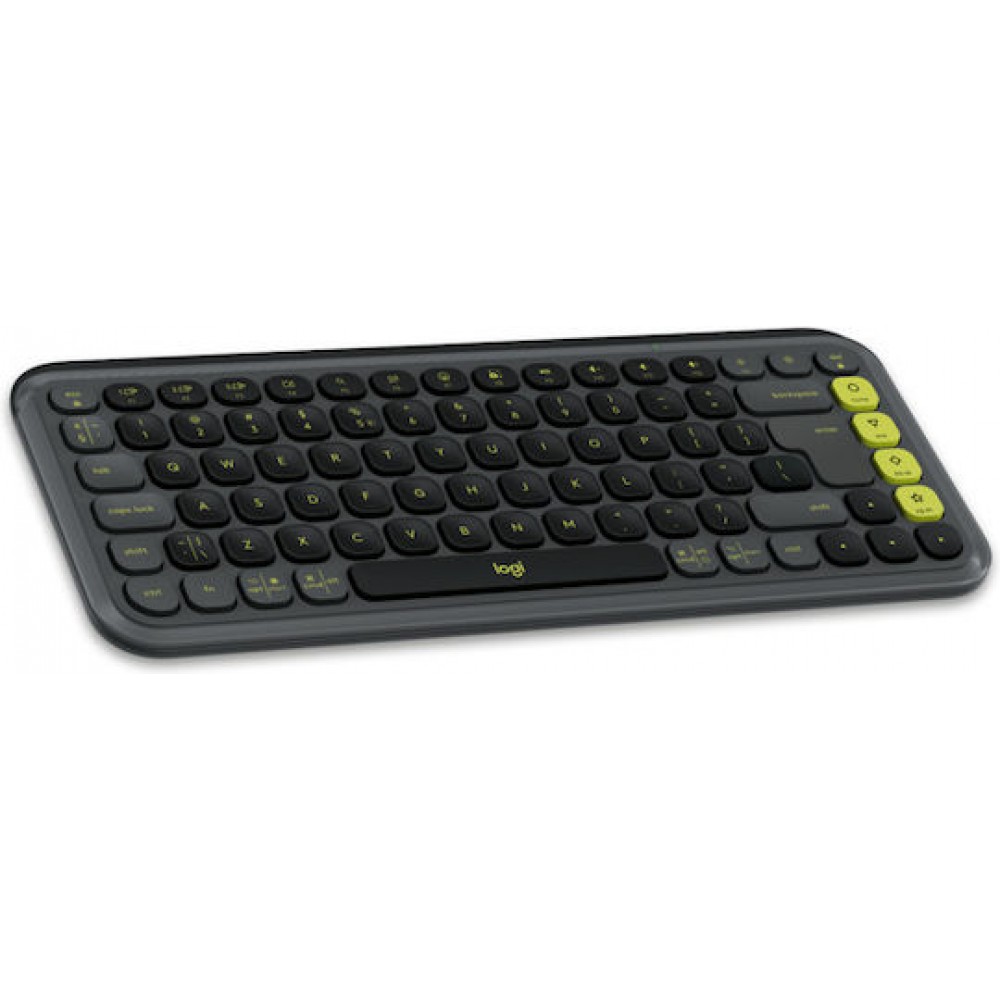 Logitech Pop Icon Wireless Bluetooth Keyboard US Graphite