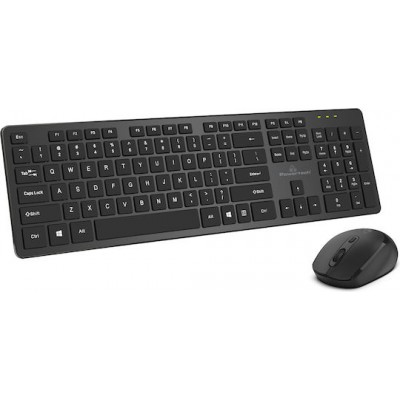 Powertech Keyboard + Mouse Set Black (PT-1189)