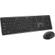 Powertech Keyboard + Mouse Set Black (PT-1189)