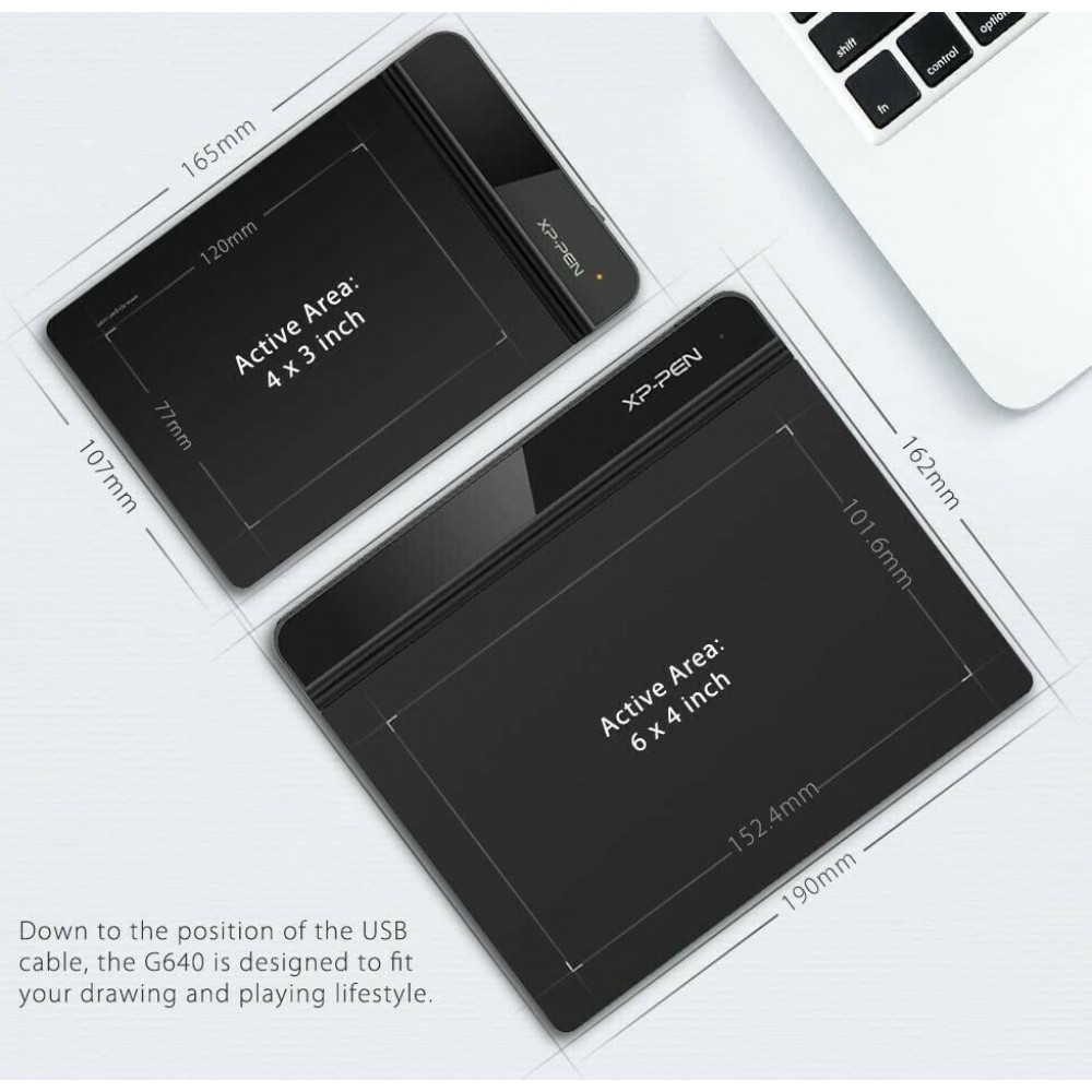 Xp-Pen Star G640 Pen Tablet Black
