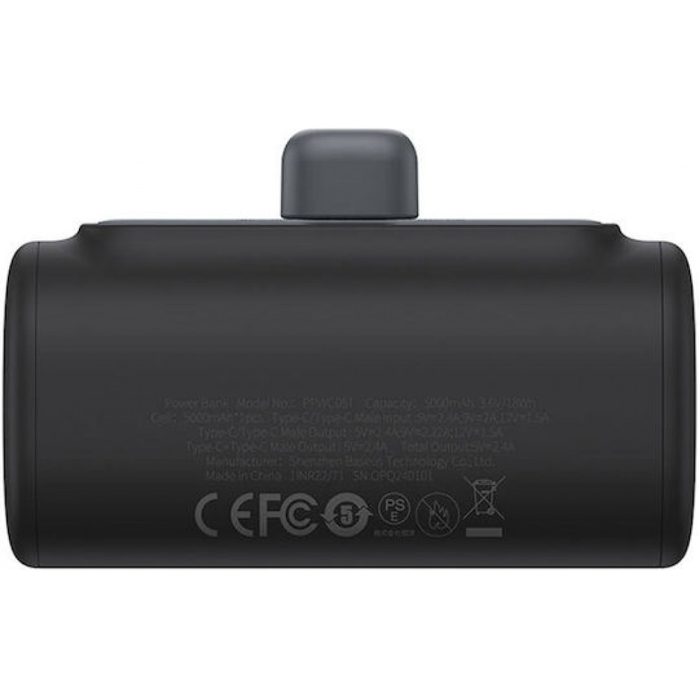 Baseus Compact Powerbank 5000mAh 20W Lightning Edition Black