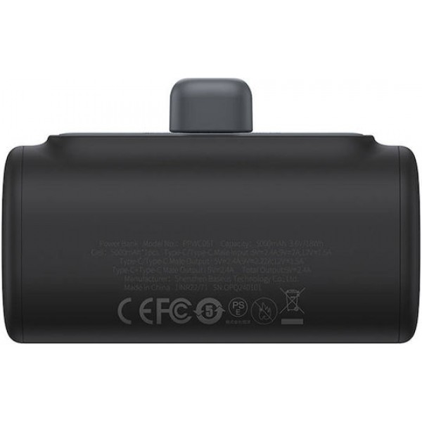 Baseus Compact Powerbank 5000mAh 20W Lightning Edition Black