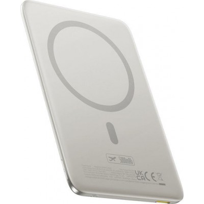 Baseus PicoGo AM41 Magnetic Powerbank 5000mAh 20W Natural Titanium