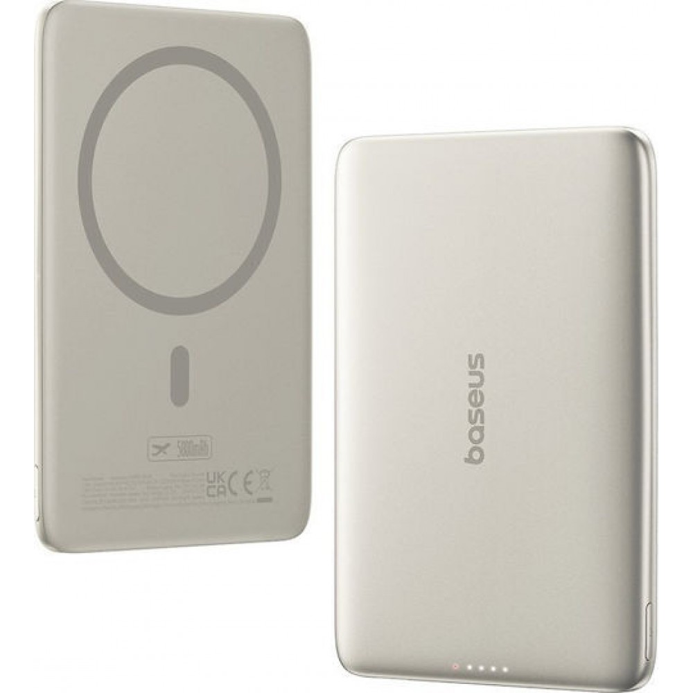 Baseus PicoGo AM41 Magnetic Powerbank 5000mAh 20W Natural Titanium