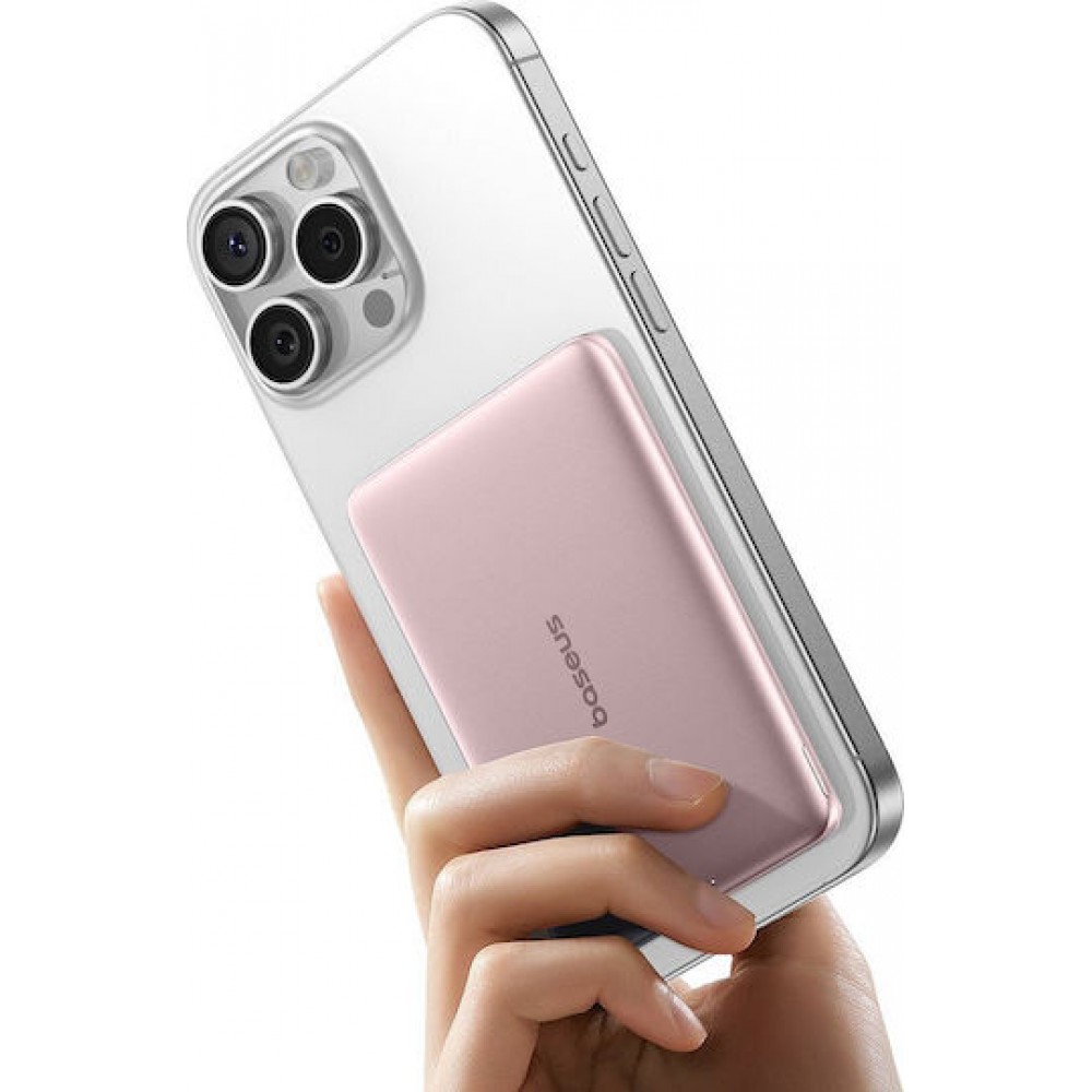 Baseus PicoGo AM41 Magnetic Powerbank 5000mAh 20W Nebula Pink