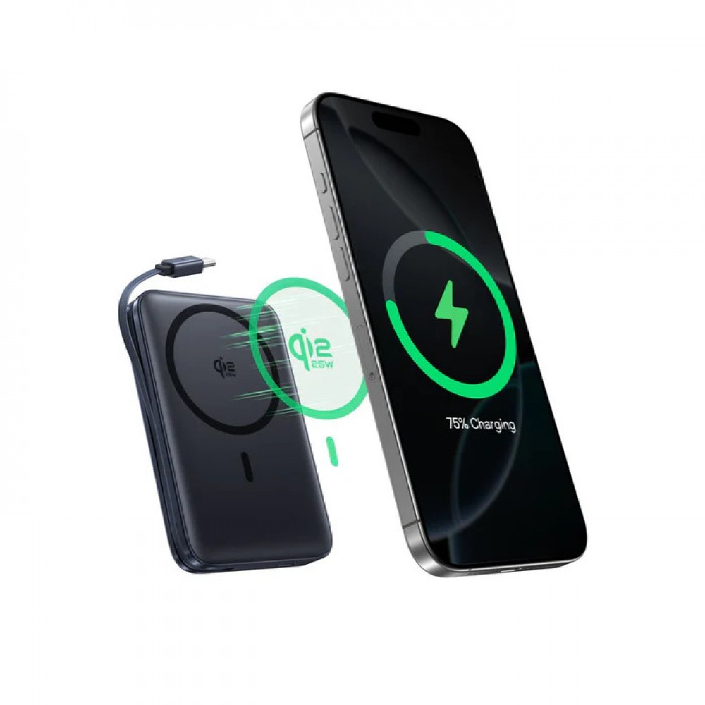 Baseus PicoGo AM61 Qi2.2 Magnetic Powerbank 10000mAh 45W Cosmic Black